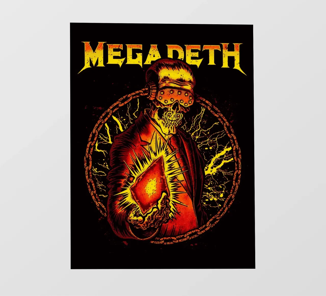 megadeth band art telo in pvc da vanhesling