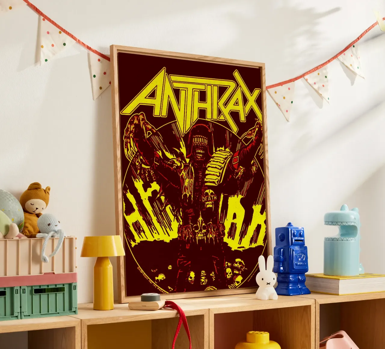 anthrax band art acrylic glass by vanhesling