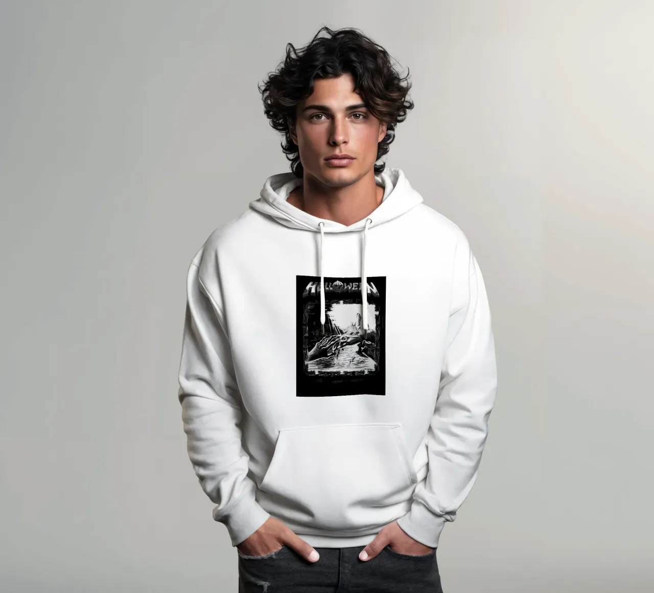 helloween felpa con cappuccio da vanhesling