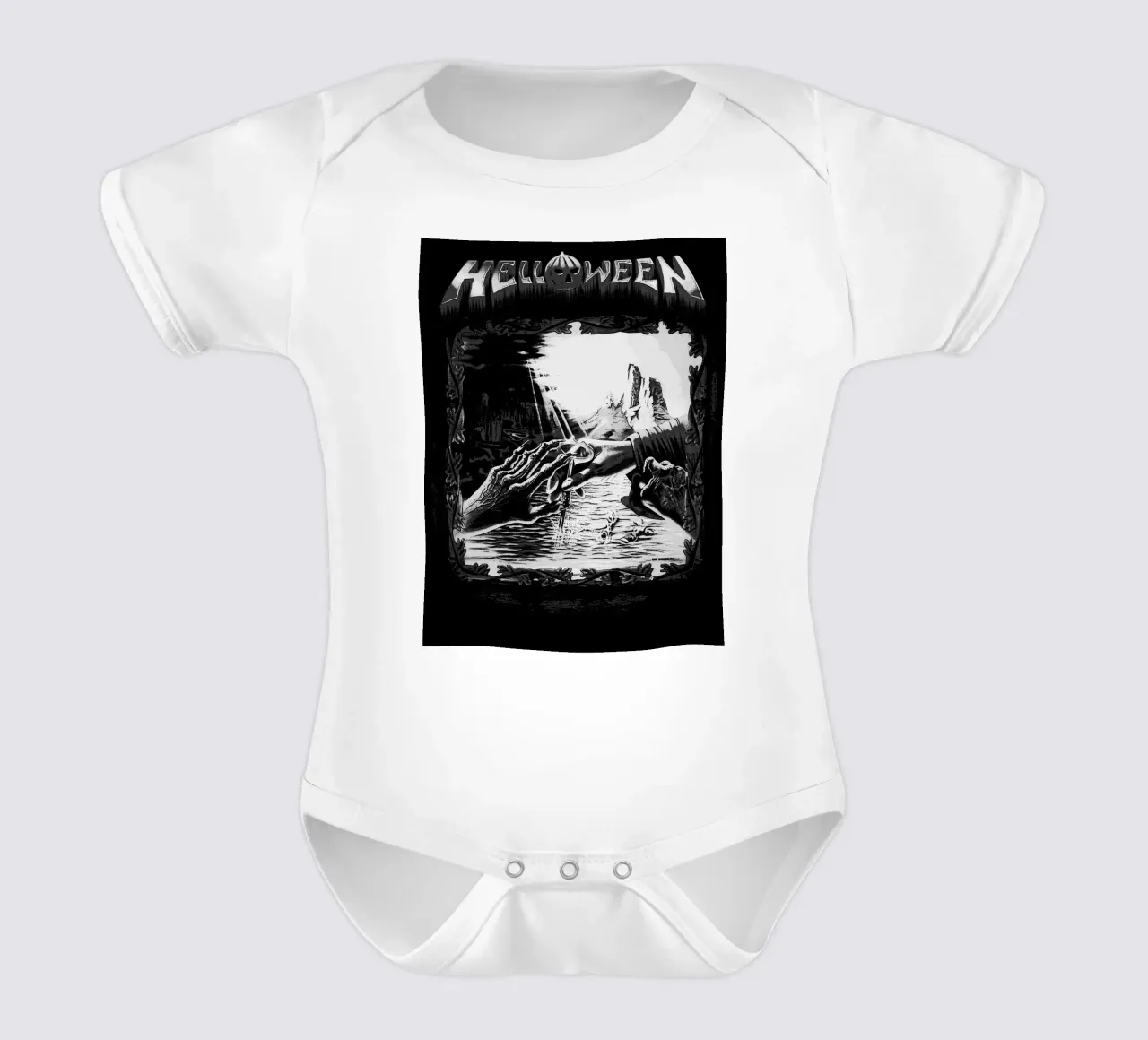 helloween body neonato maniche corte da vanhesling