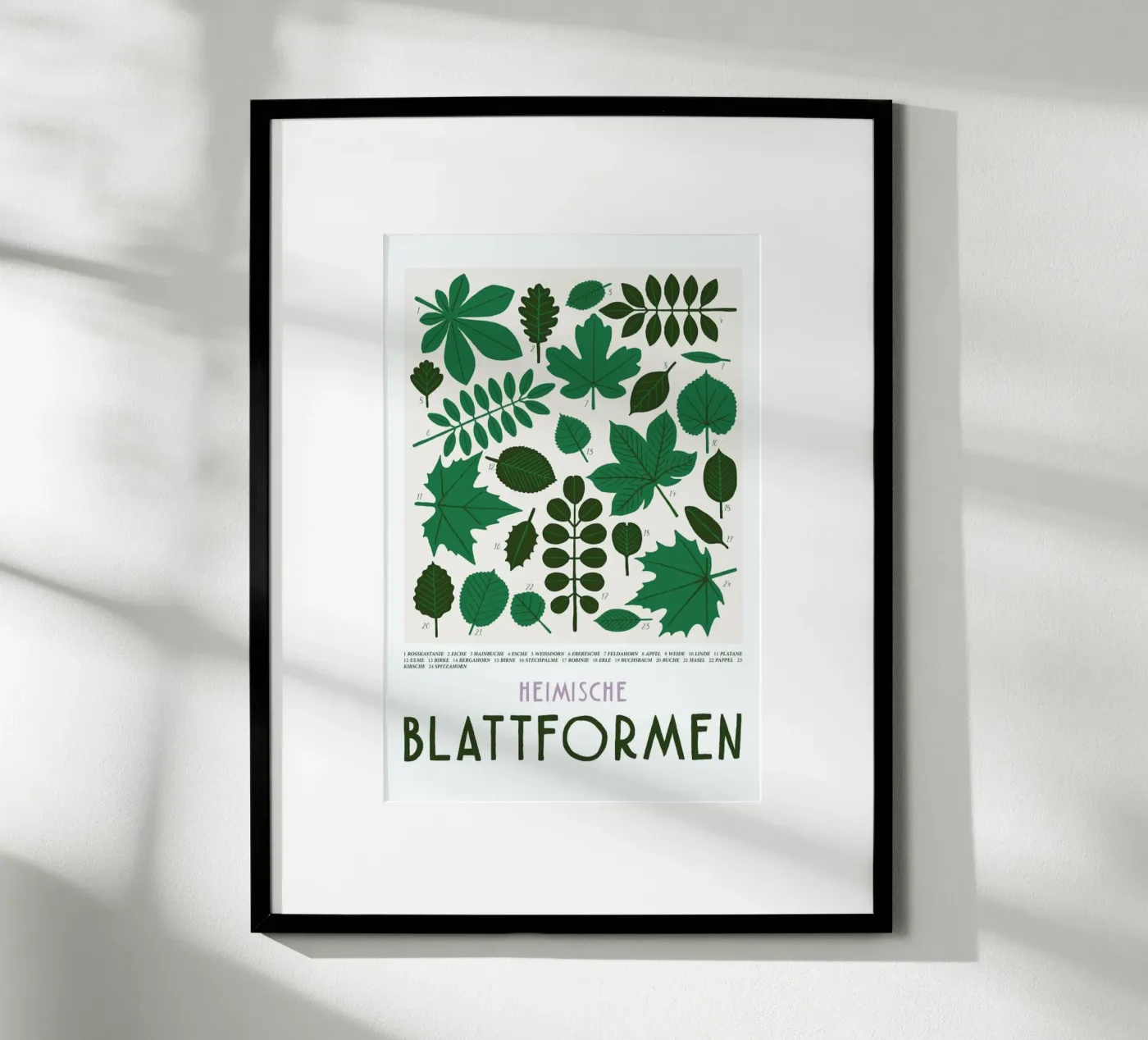 Blattformen poster da typealive