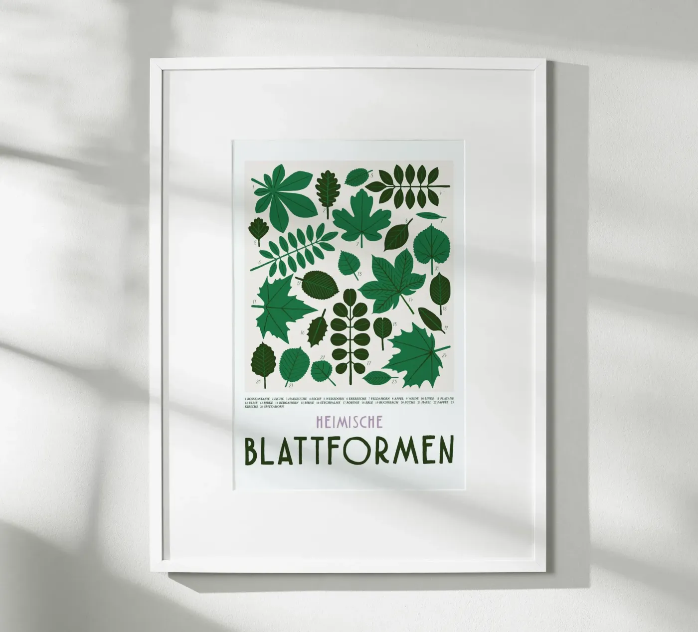 Blattformen poster da typealive