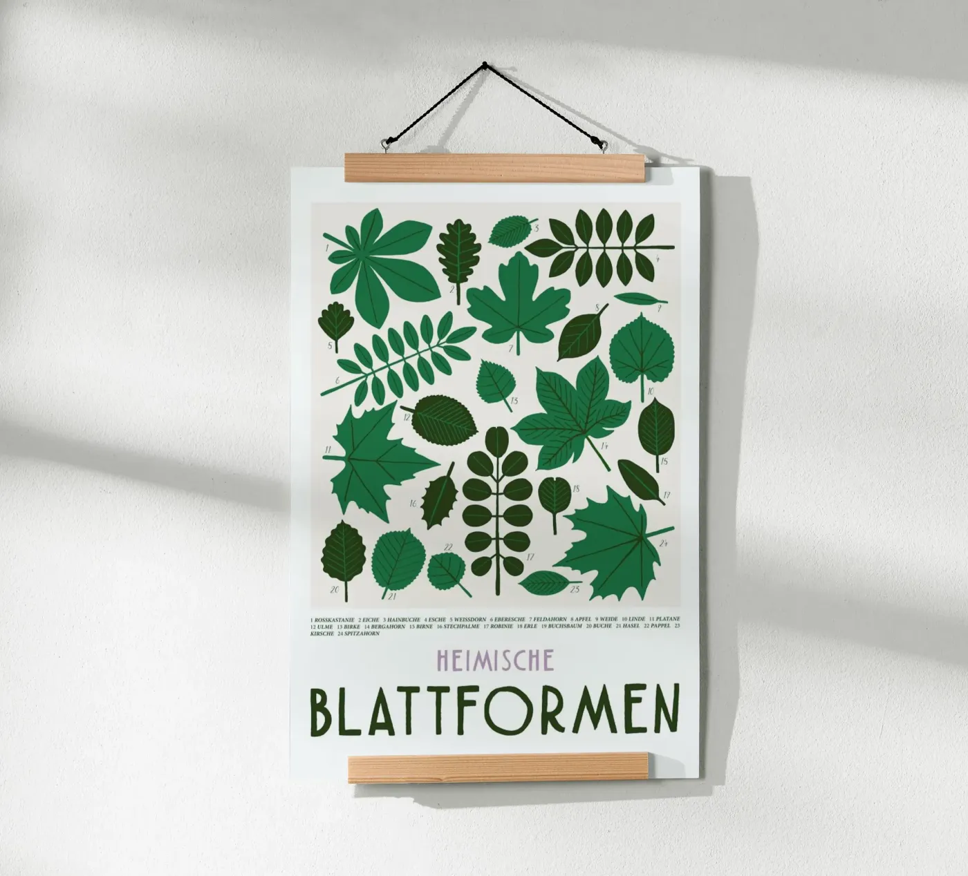 Blattformen poster da typealive