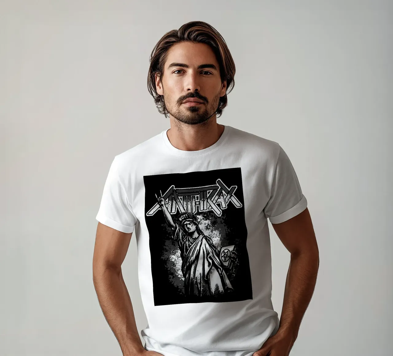 anthrax band art t-shirt da vanhesling