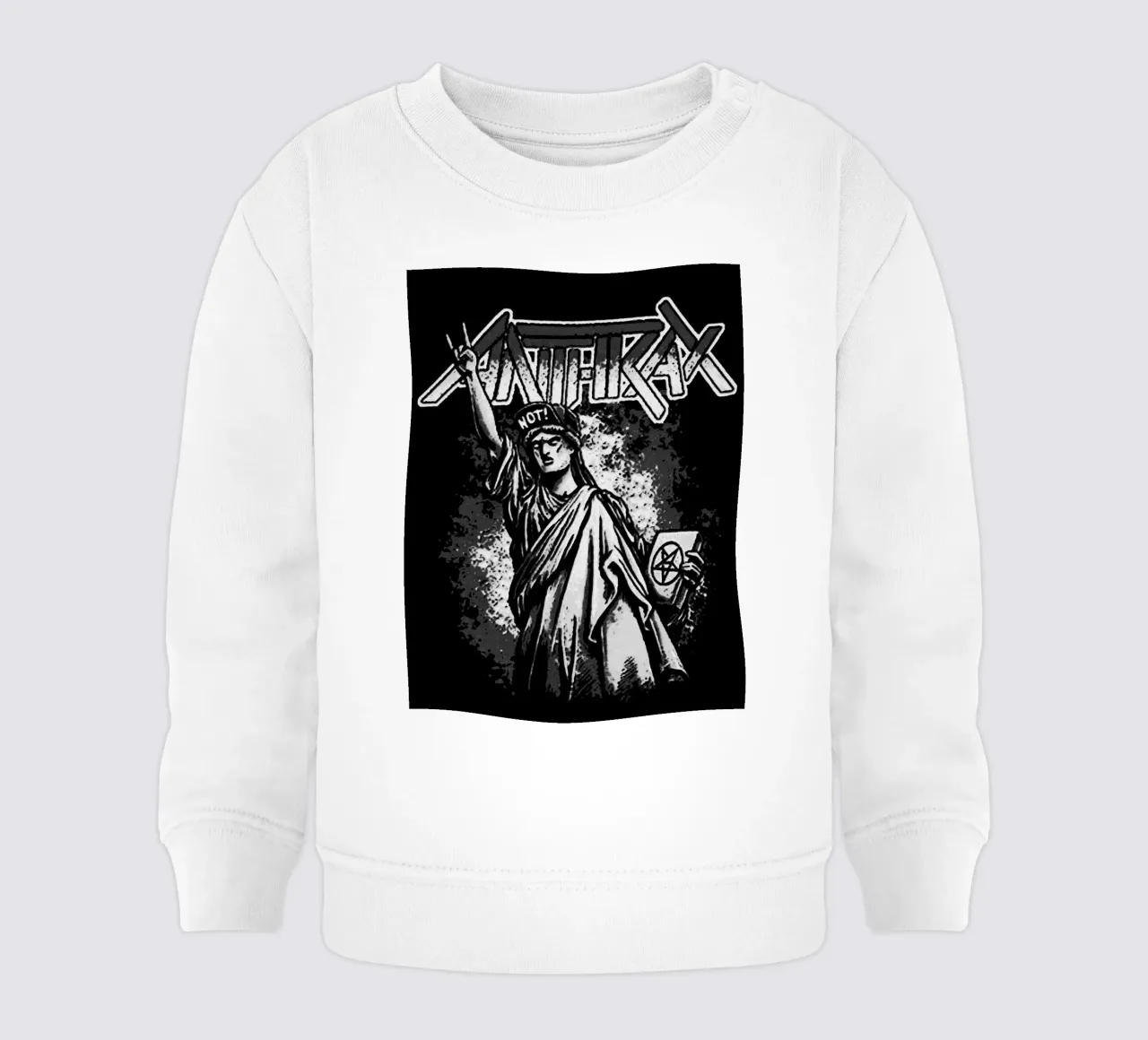 anthrax band art felpa neonato da vanhesling
