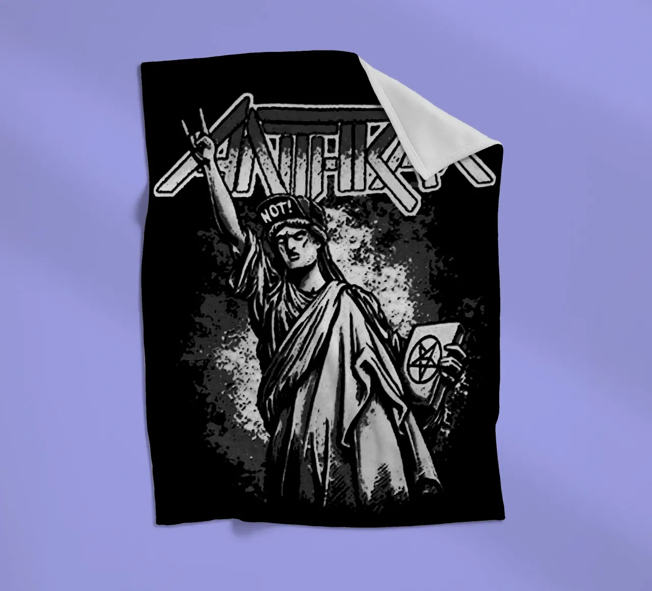 anthrax band art coperta in pile da vanhesling