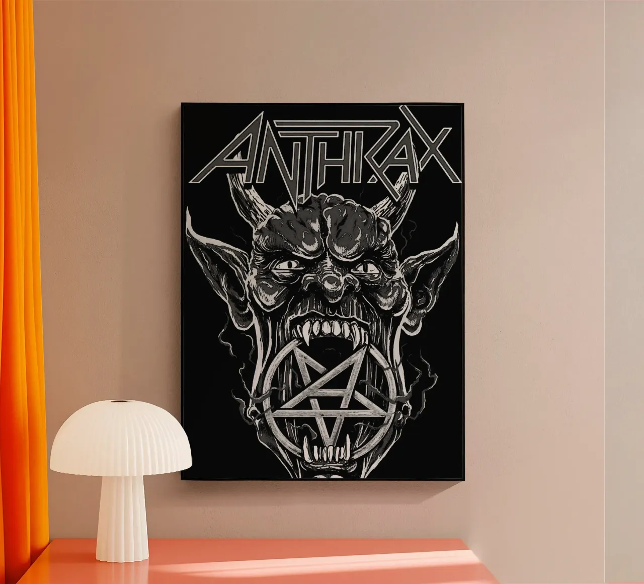 anthrax band art acrylic glass by vanhesling
