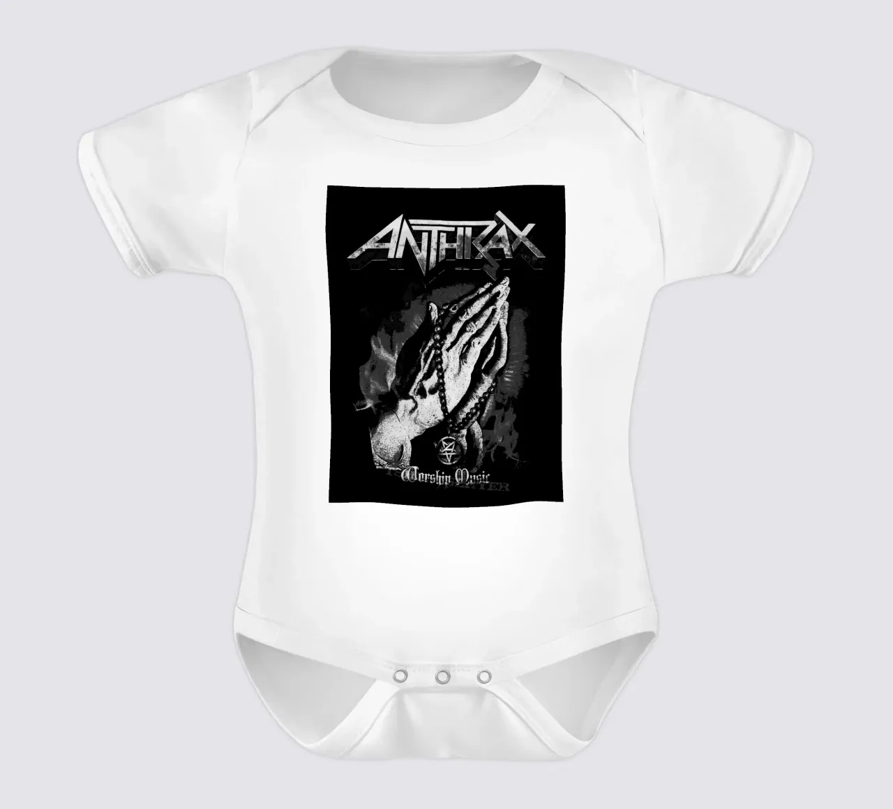 anthrax band art body neonato maniche corte da vanhesling