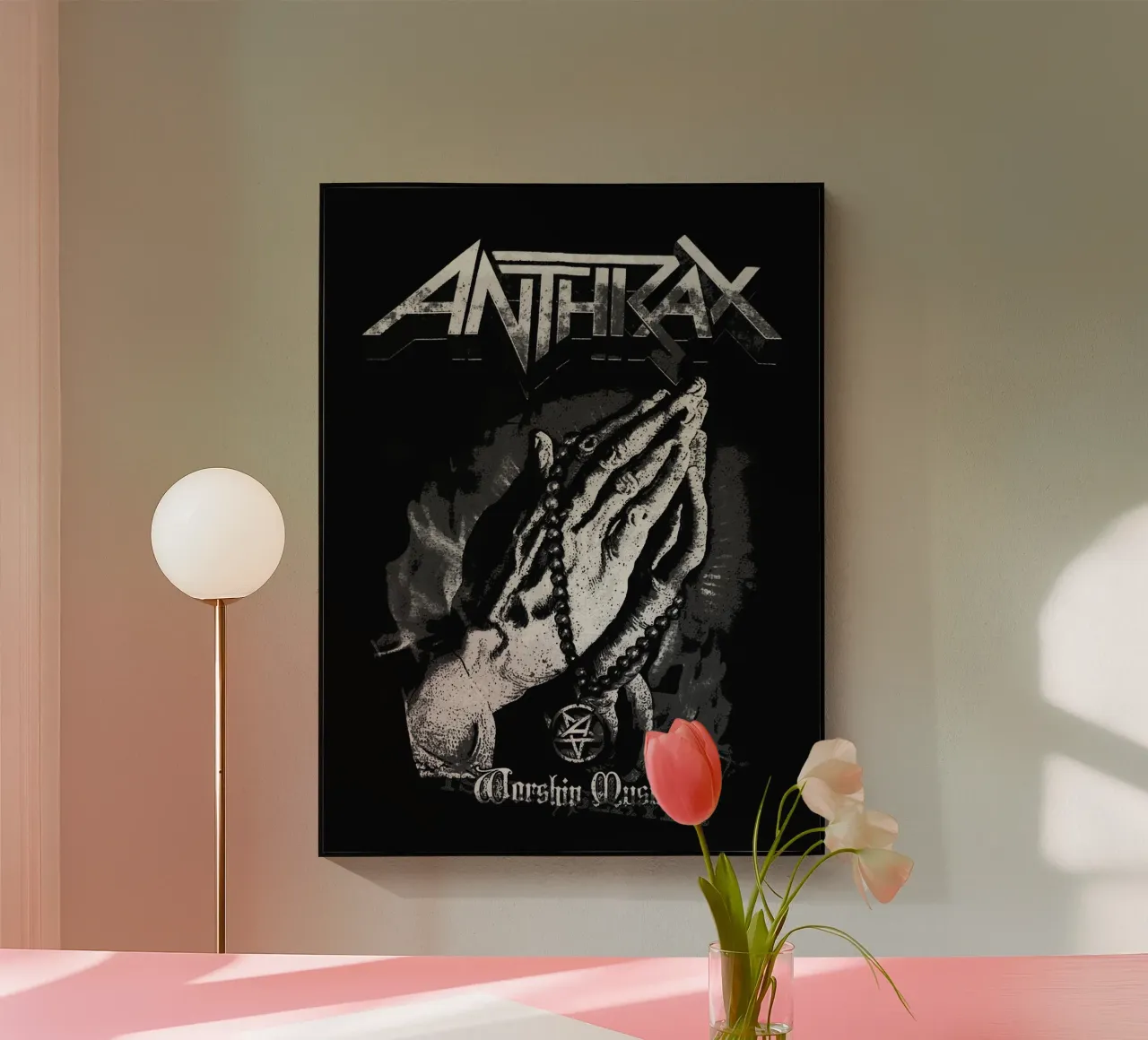 anthrax band art metacrilato de vanhesling