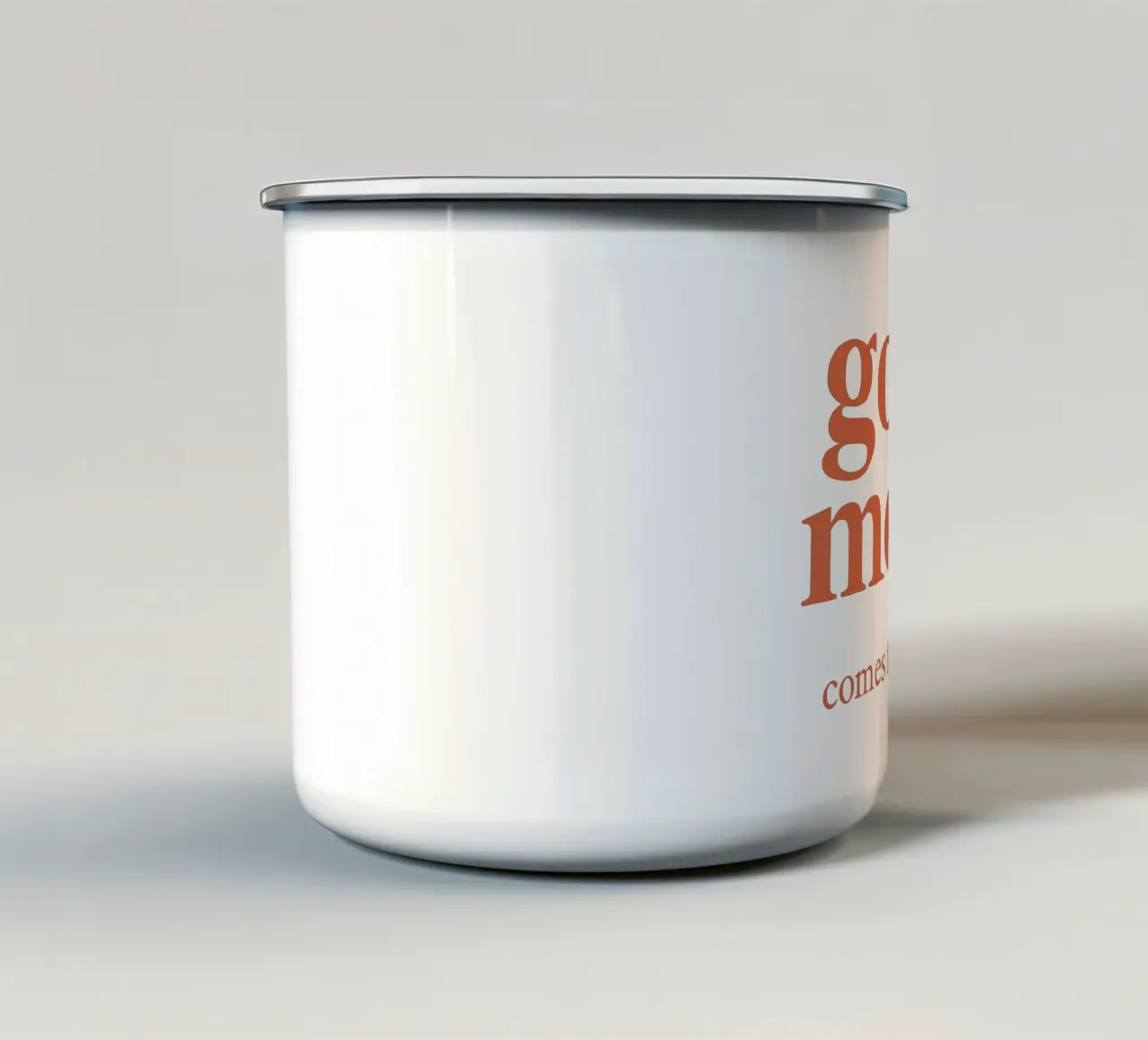 Sole interiore tazza in smalto da QuooodZ by MooodzArt