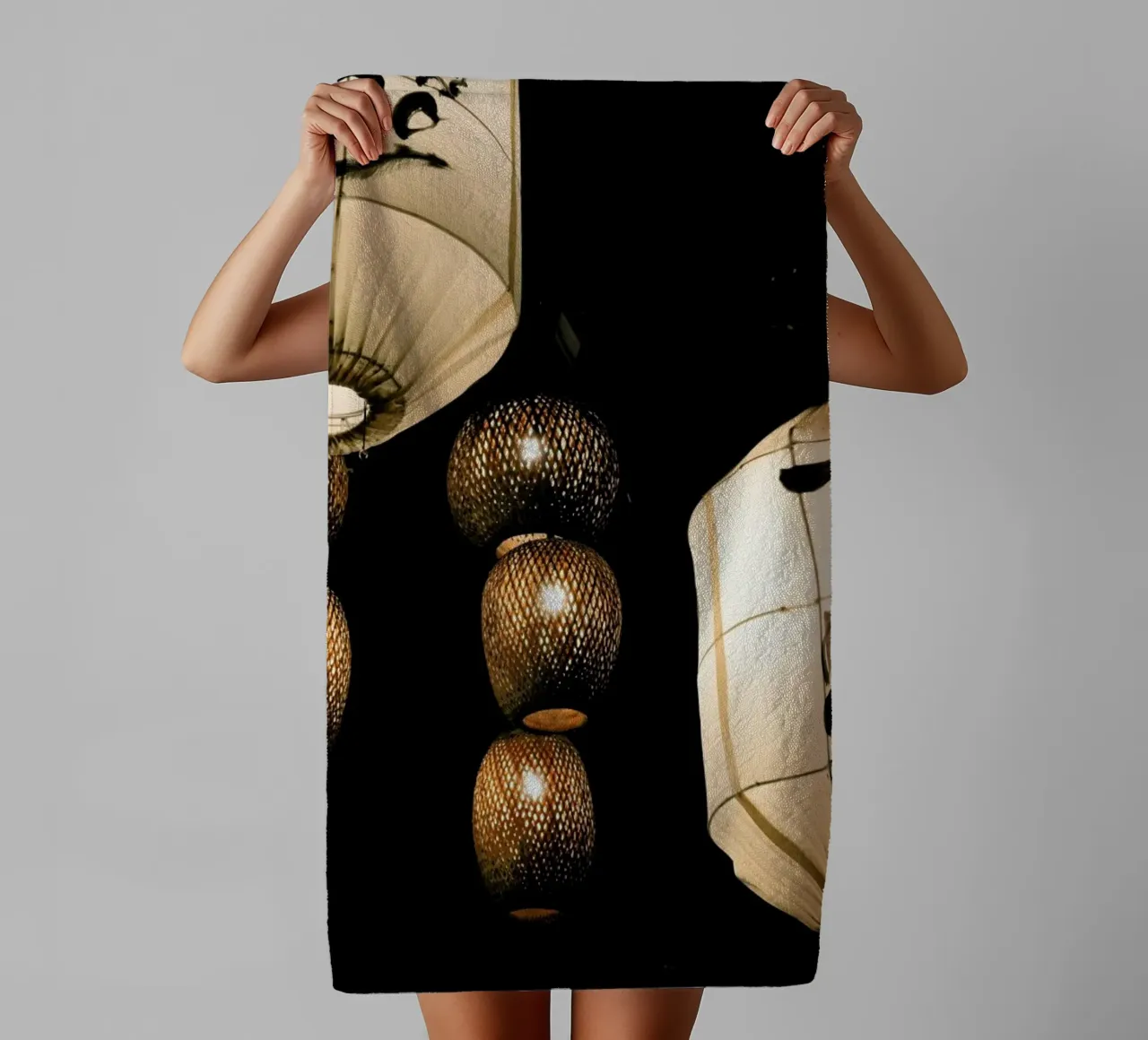 Balloons badhanddoek van Sebastian Hilgetag