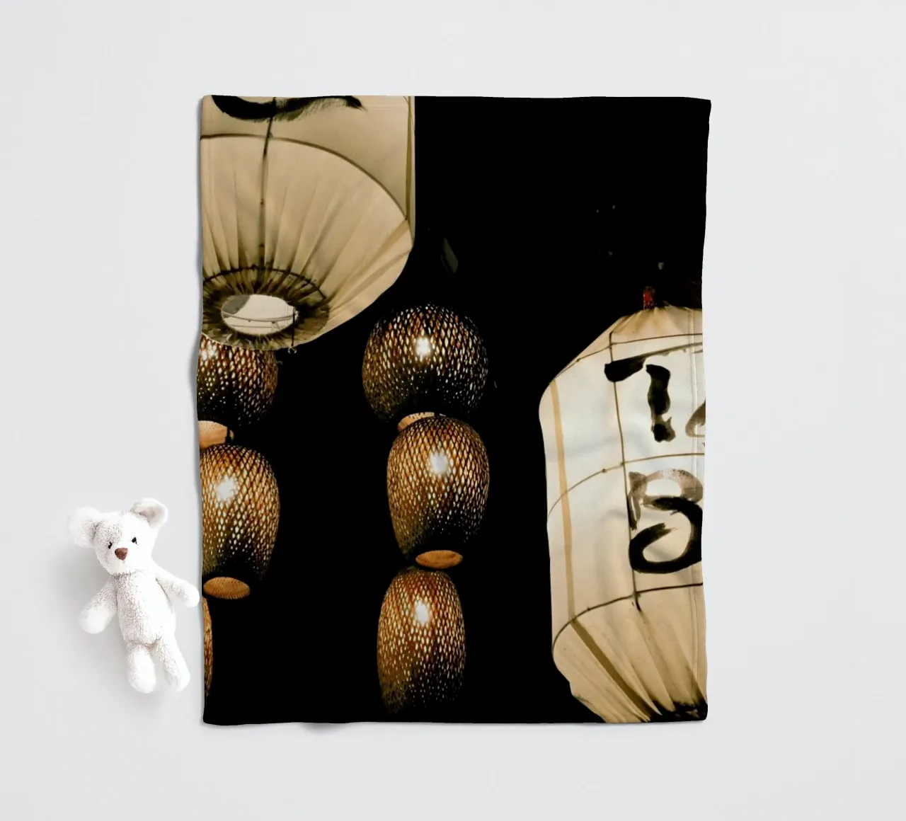 Balloons Fleecedecke von Sebastian Hilgetag