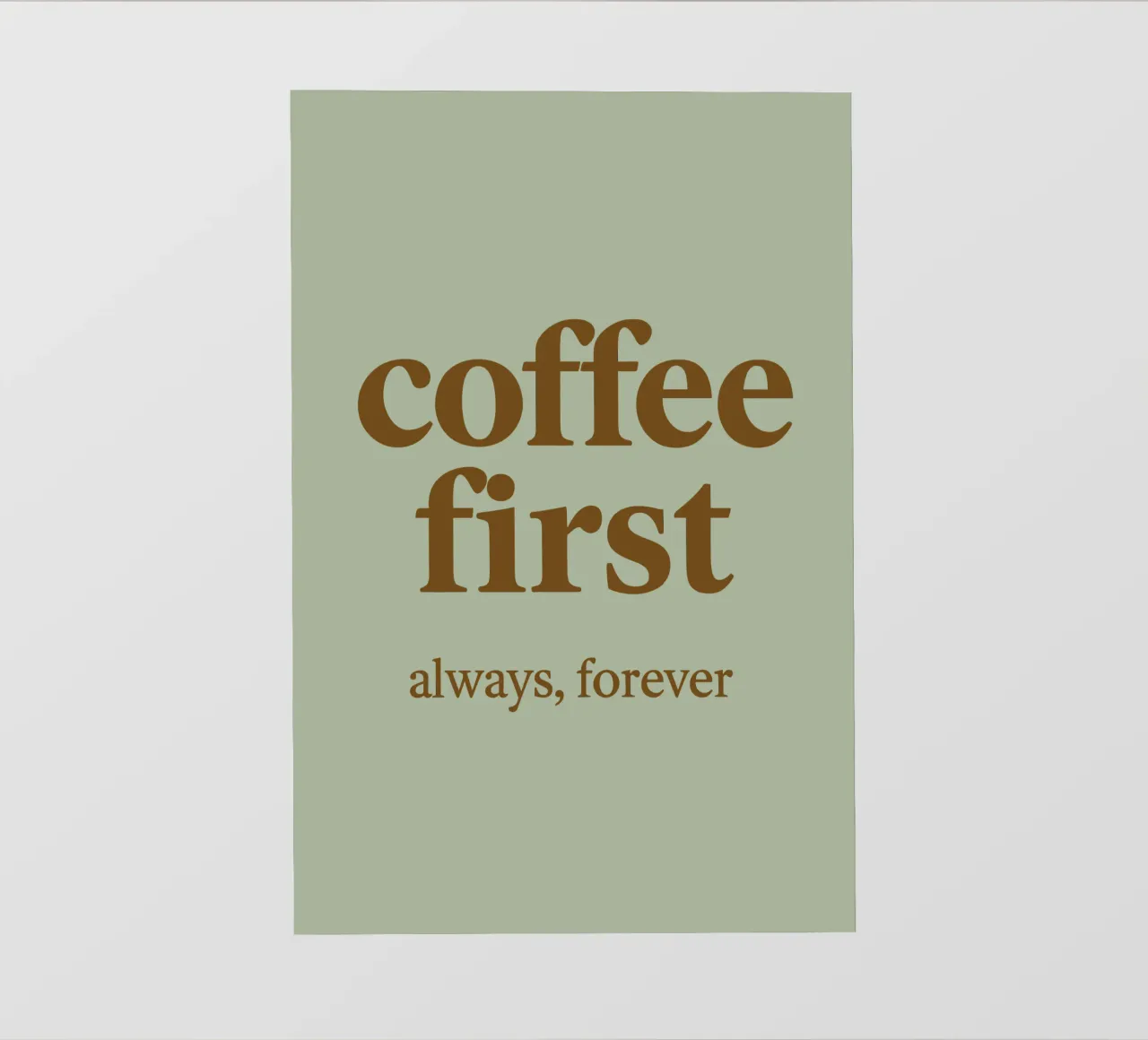 Caffè = vita telo in pvc da QuooodZ by MooodzArt
