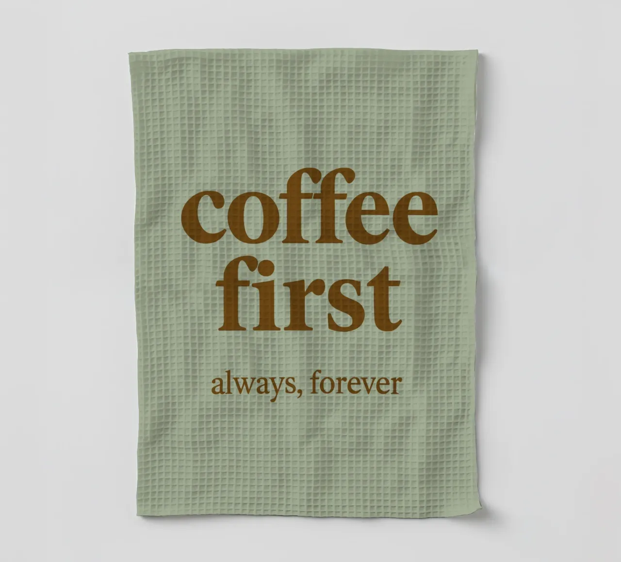 Caffè = vita canovaccio da cucina da QuooodZ by MooodzArt