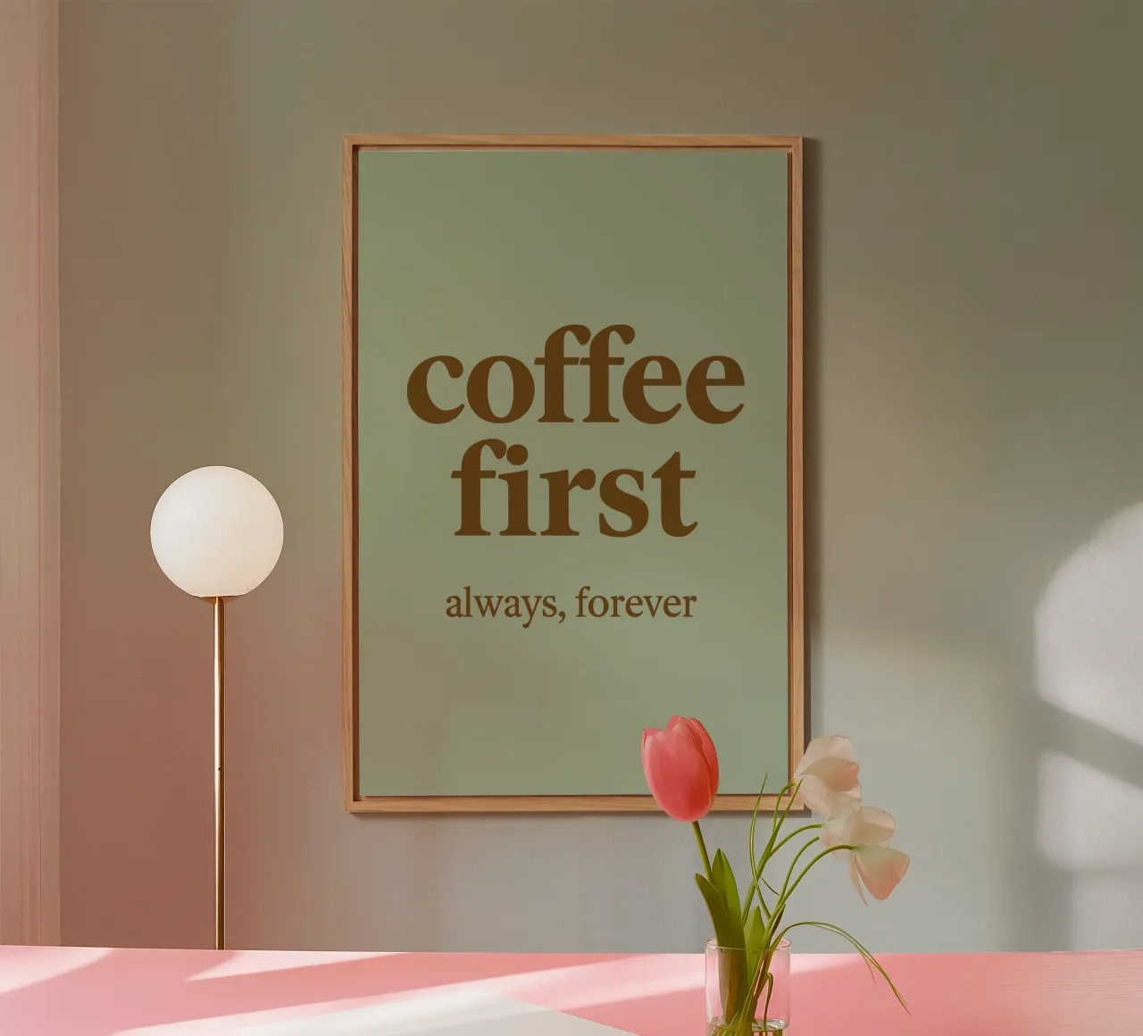 Caffè = vita alluminio dibond da QuooodZ by MooodzArt