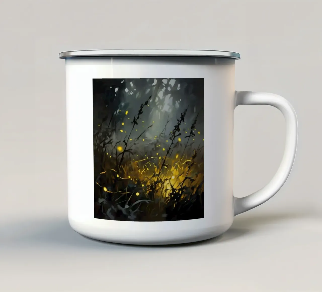 lucciole notturne tazza in smalto da Earthly Visions