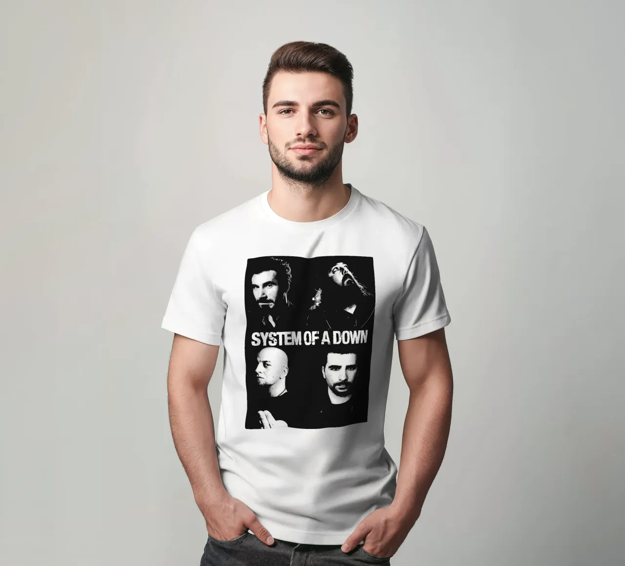 system of a down band art t-shirt da vanhesling