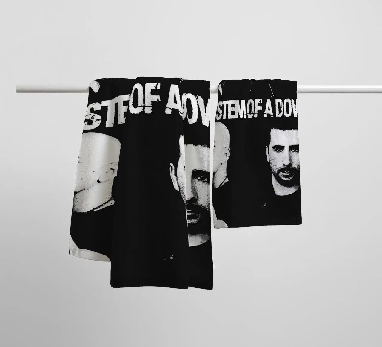 system of a down band art asciugamano da bagno da vanhesling