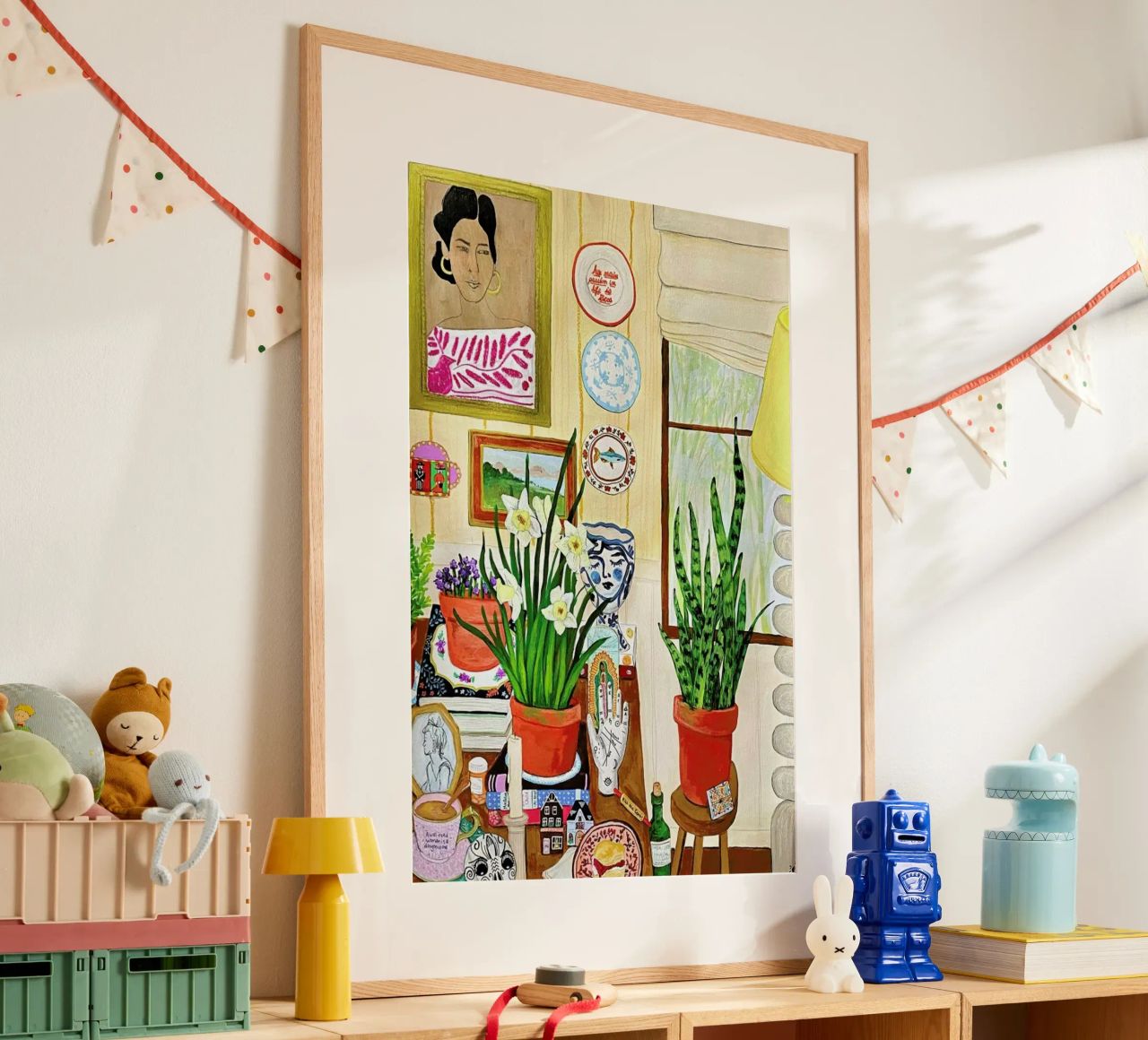 Books And Plants poster by Paloma Kua