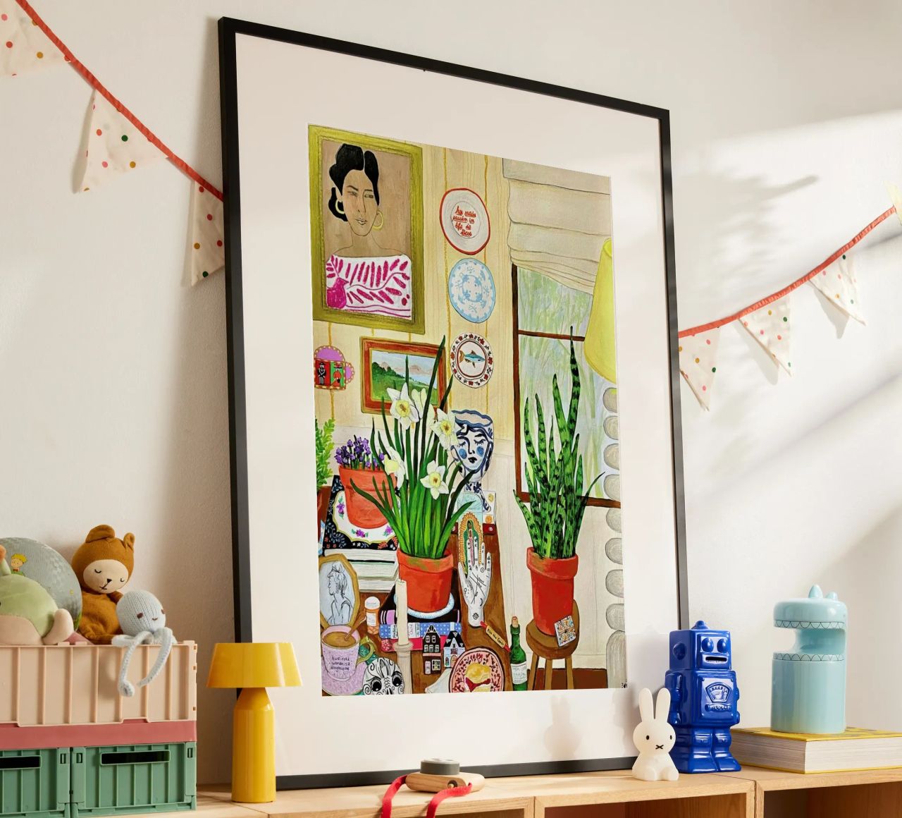 Books And Plants poster by Paloma Kua