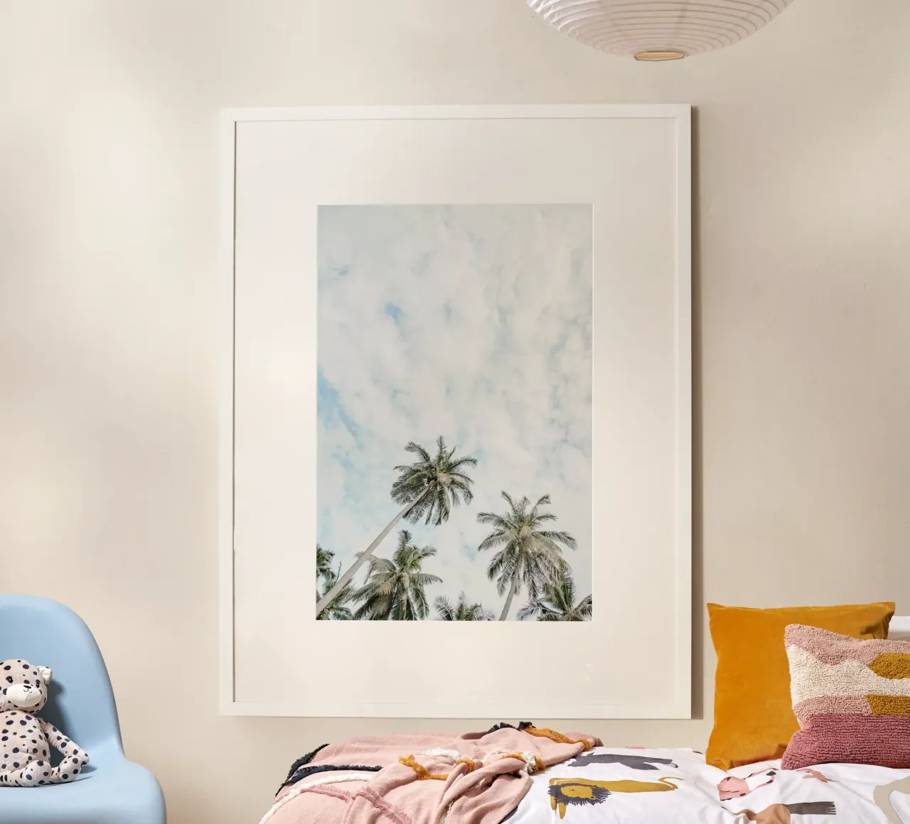 Tropical view from the beach poster da photolovers