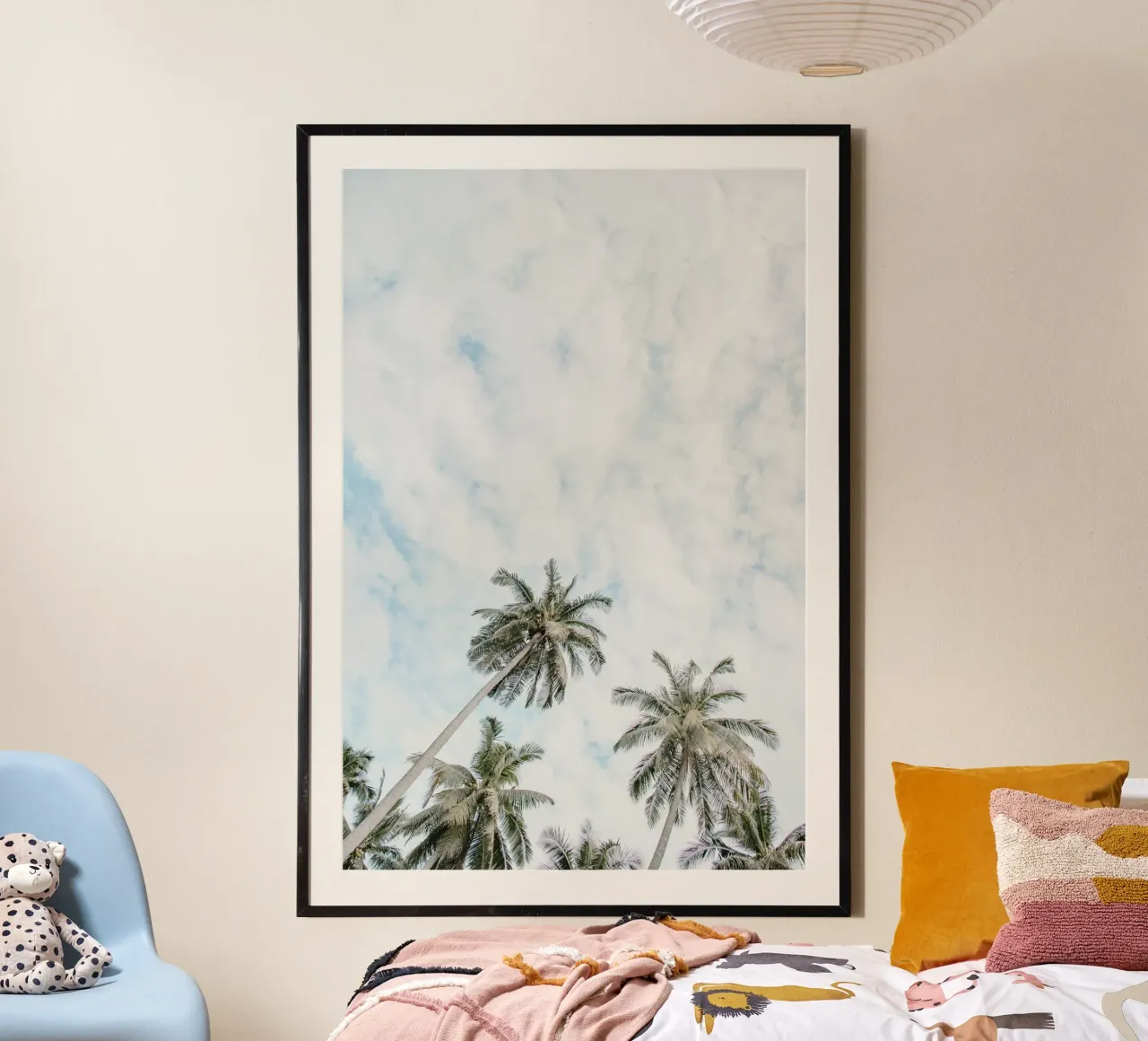 Tropical view from the beach poster da photolovers