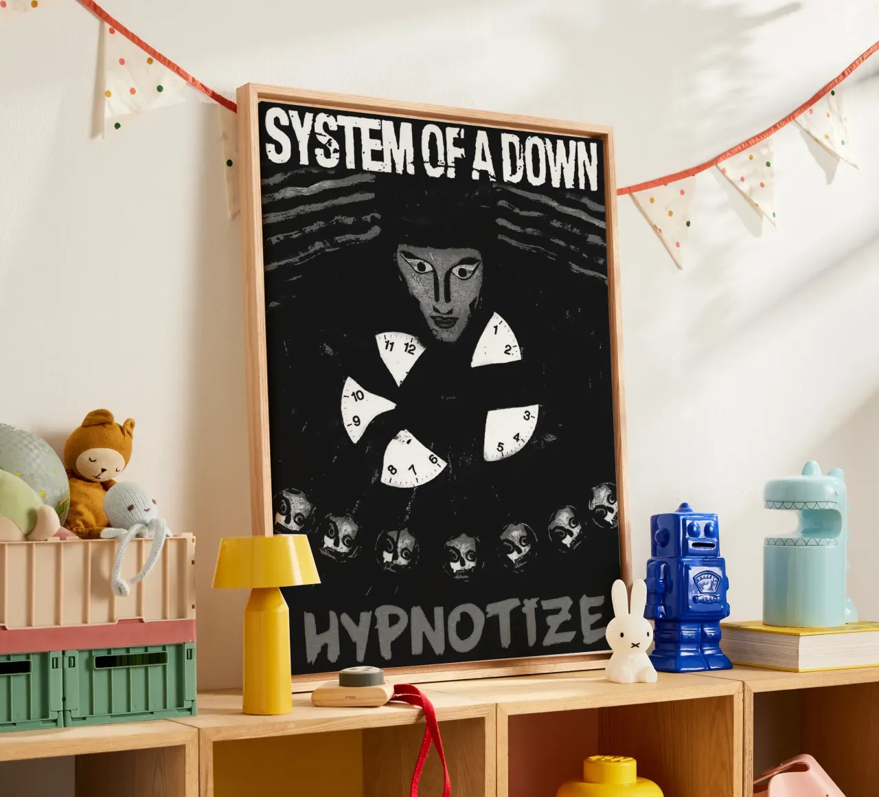 system of a down band art canvas by vanhesling