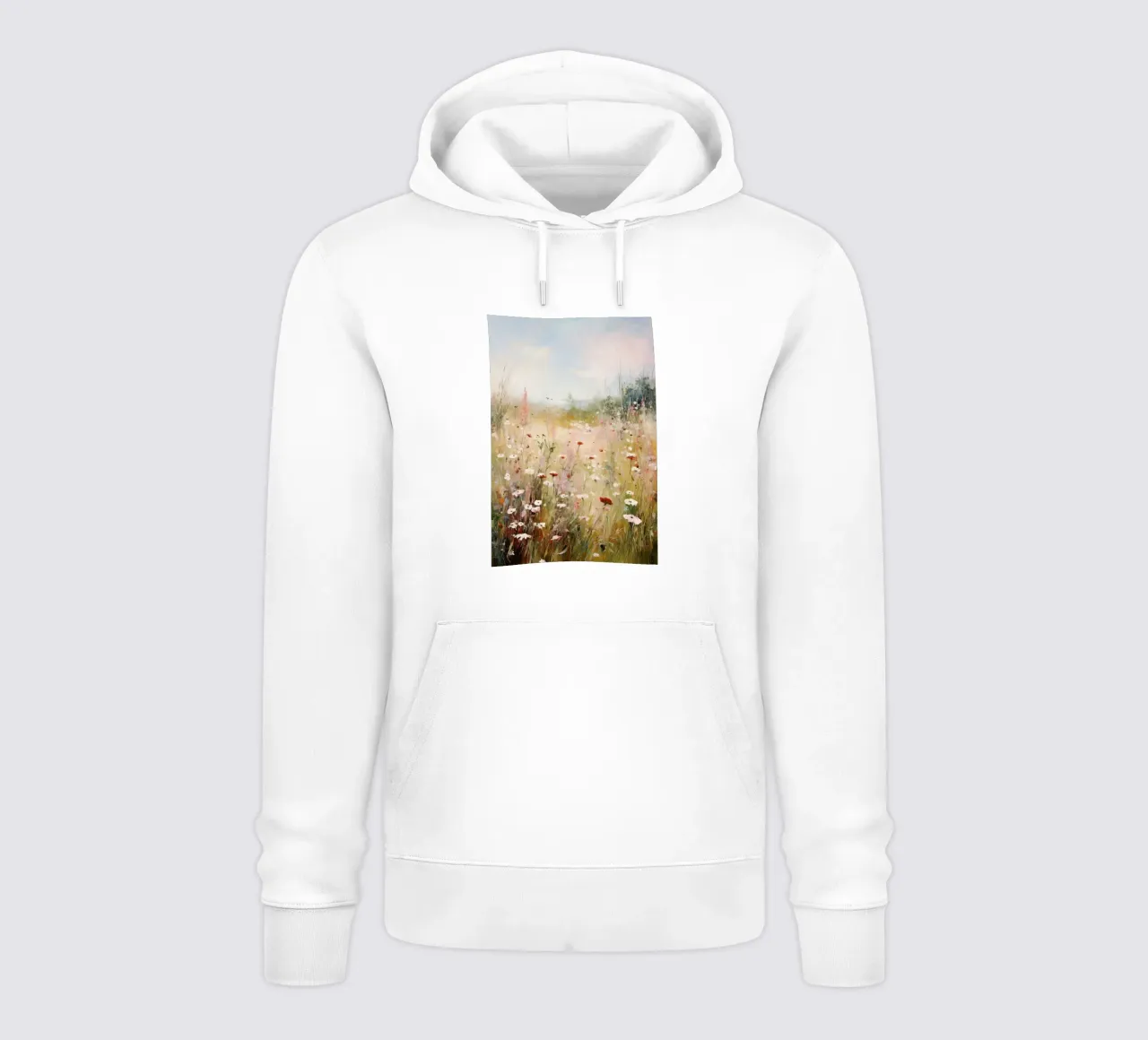 belle piante selvatiche claude monet felpa con cappuccio da belong shop