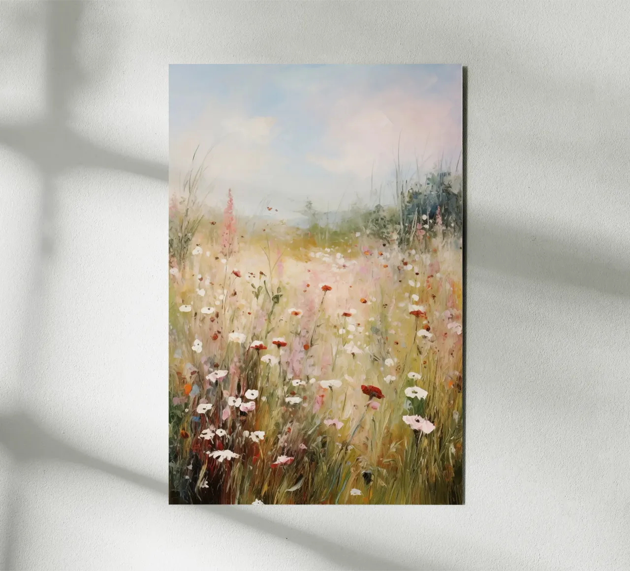 belle piante selvatiche claude monet alluminio dibond da belong shop