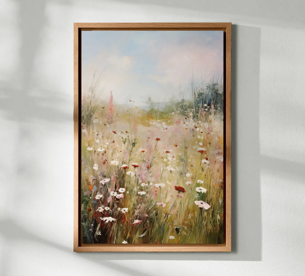 prachtige wilde planten claude monet canvas met Baklijst van belong shop