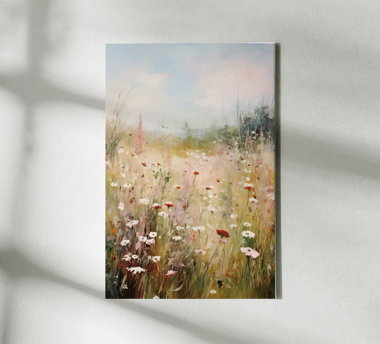 prachtige wilde planten claude monet canvas met Baklijst van belong shop