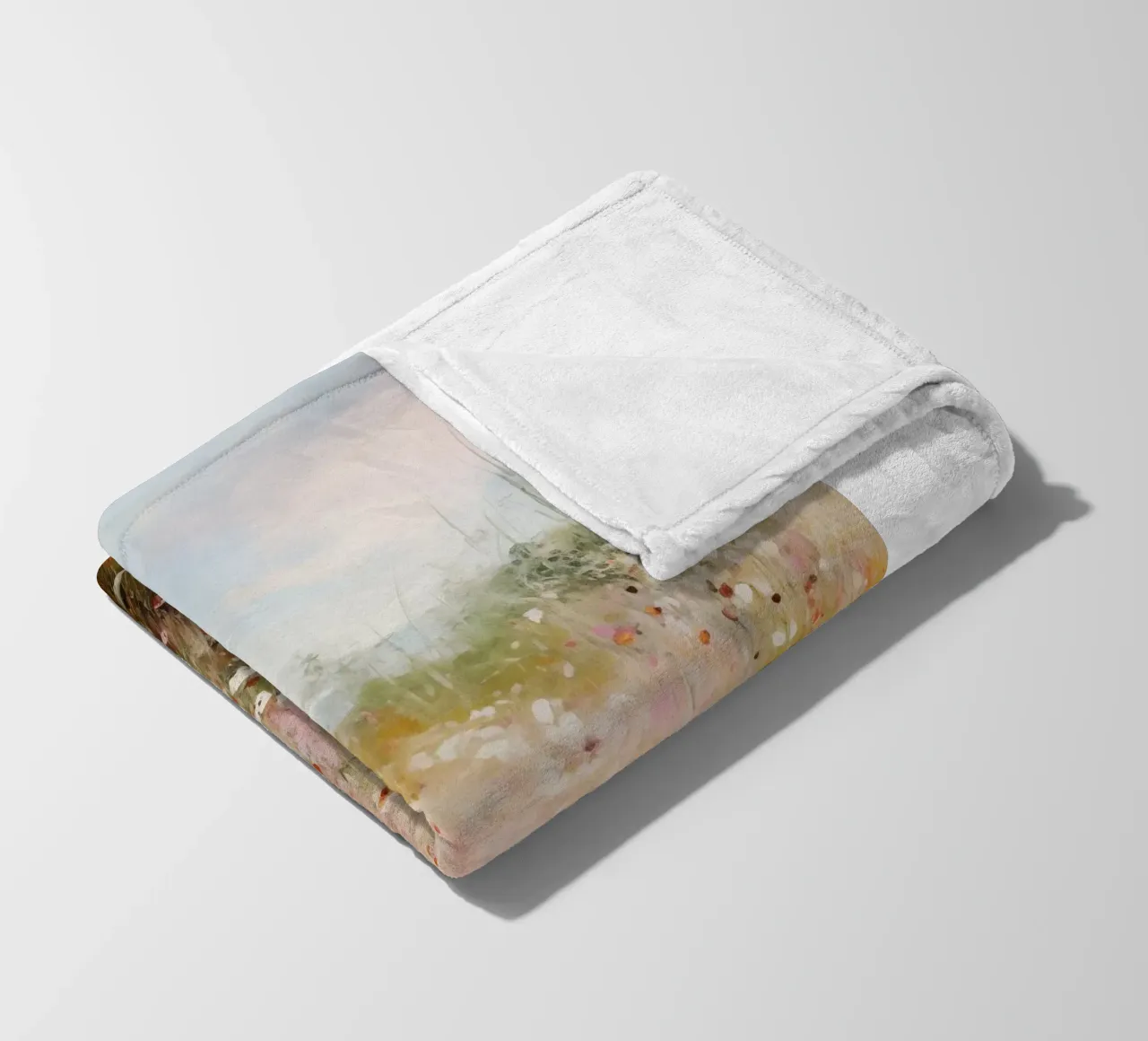 belle piante selvatiche claude monet coperta in pile da belong shop