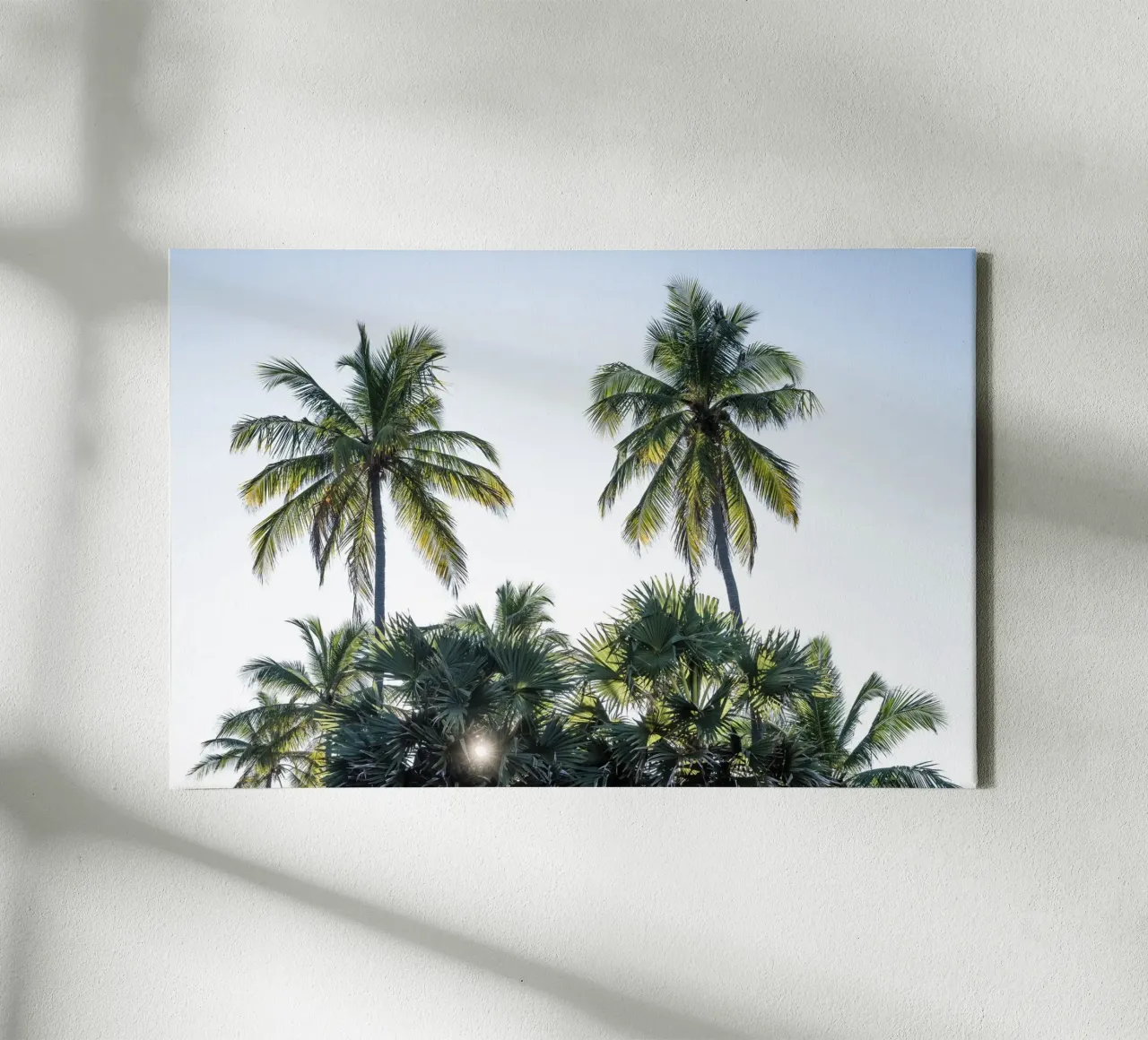 Sunset in the tropics tela con Cornice a cassetta da photolovers