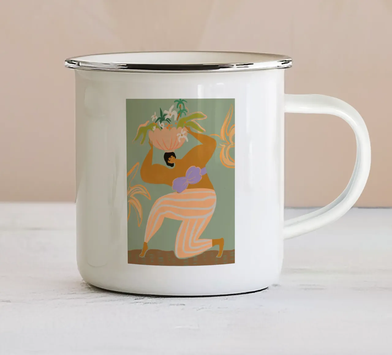 The Weight of the World tazza in smalto da Arty Guava