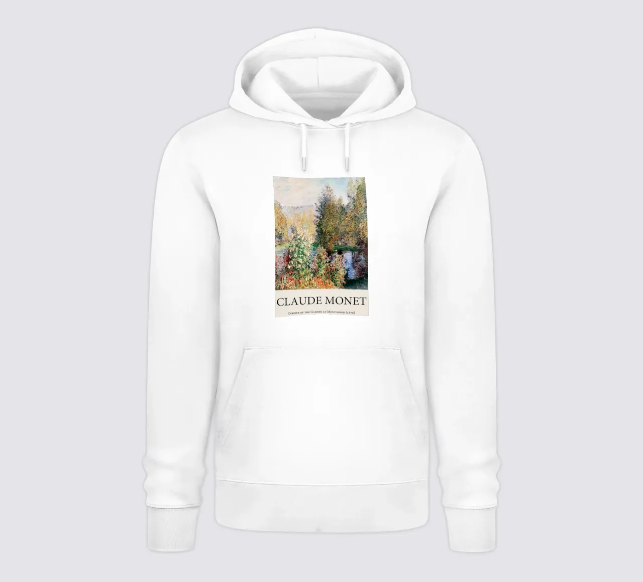 giardino pozzanghere riflessione claude monet felpa con cappuccio da belong shop