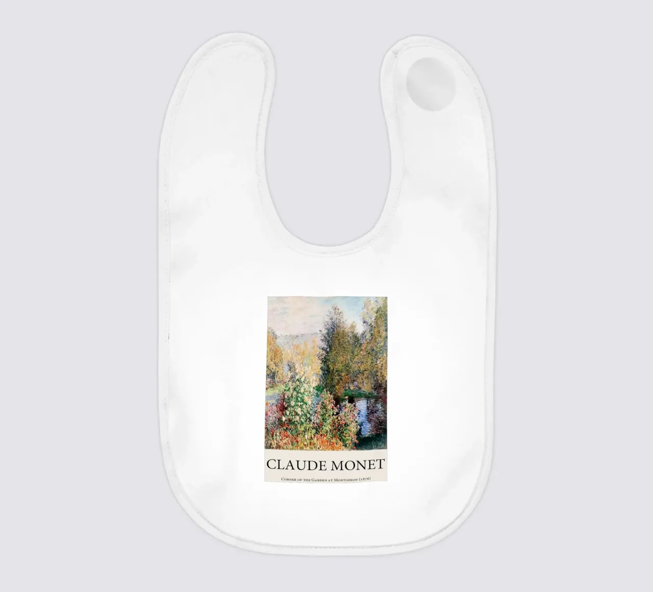 giardino pozzanghere riflessione claude monet bavaglino da belong shop