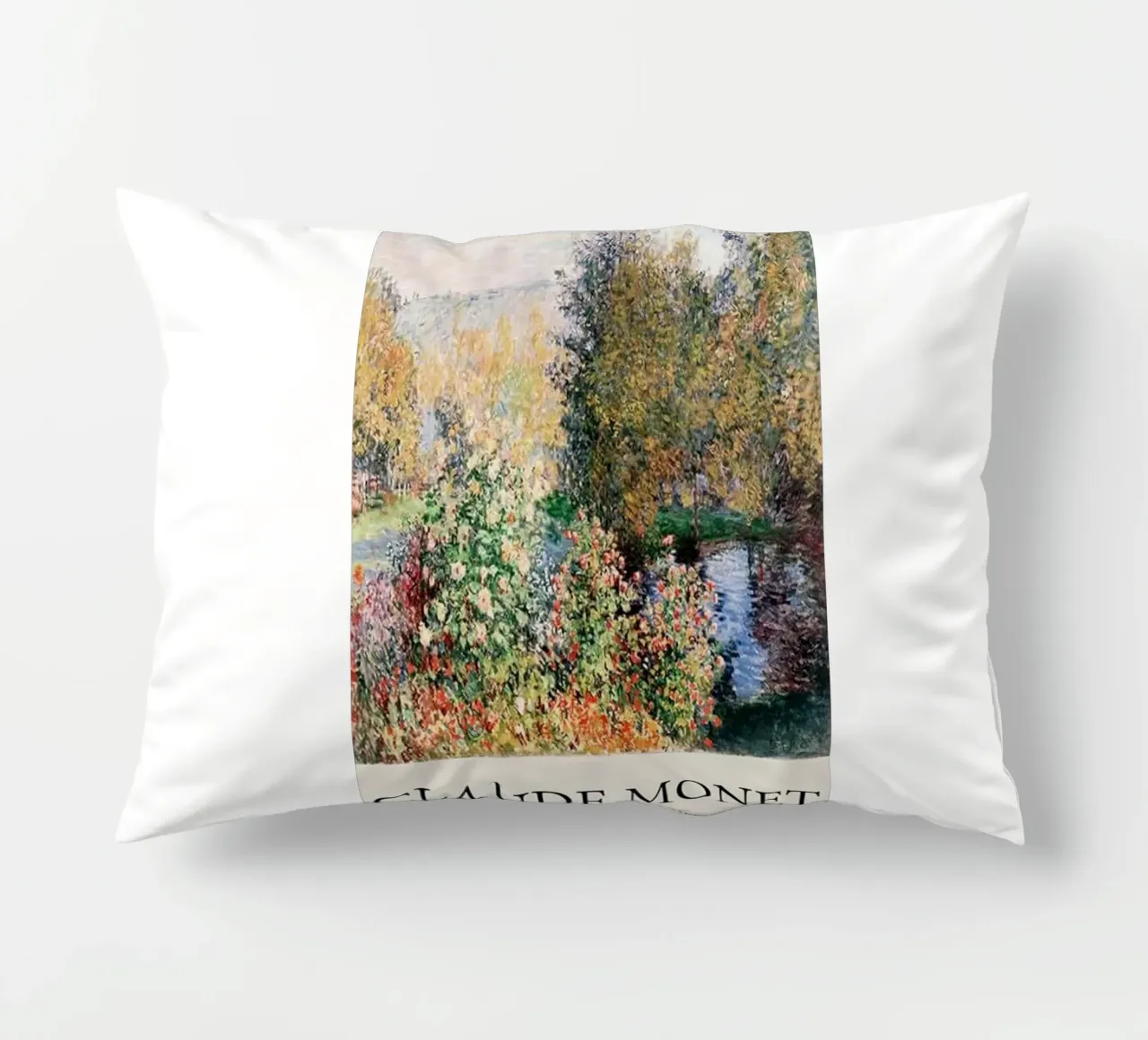giardino pozzanghere riflessione claude monet cuscino da belong shop