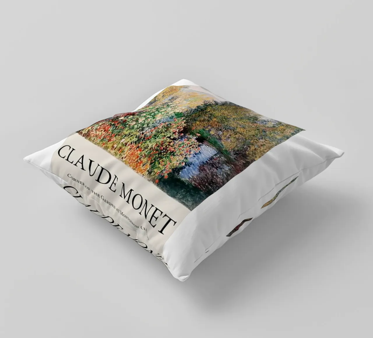 giardino pozzanghere riflessione claude monet cuscino da belong shop