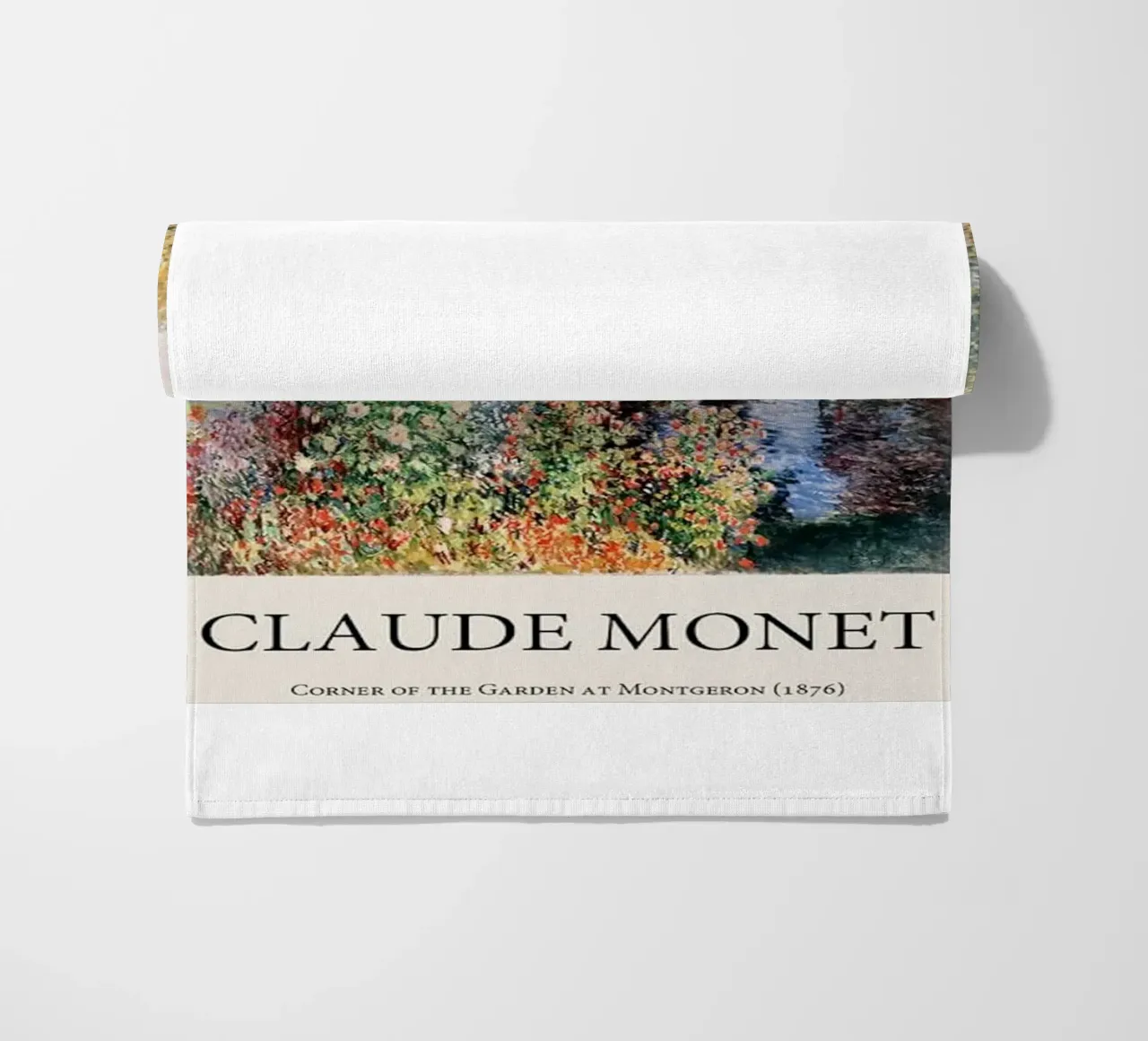 giardino pozzanghere riflessione claude monet telo mare da belong shop