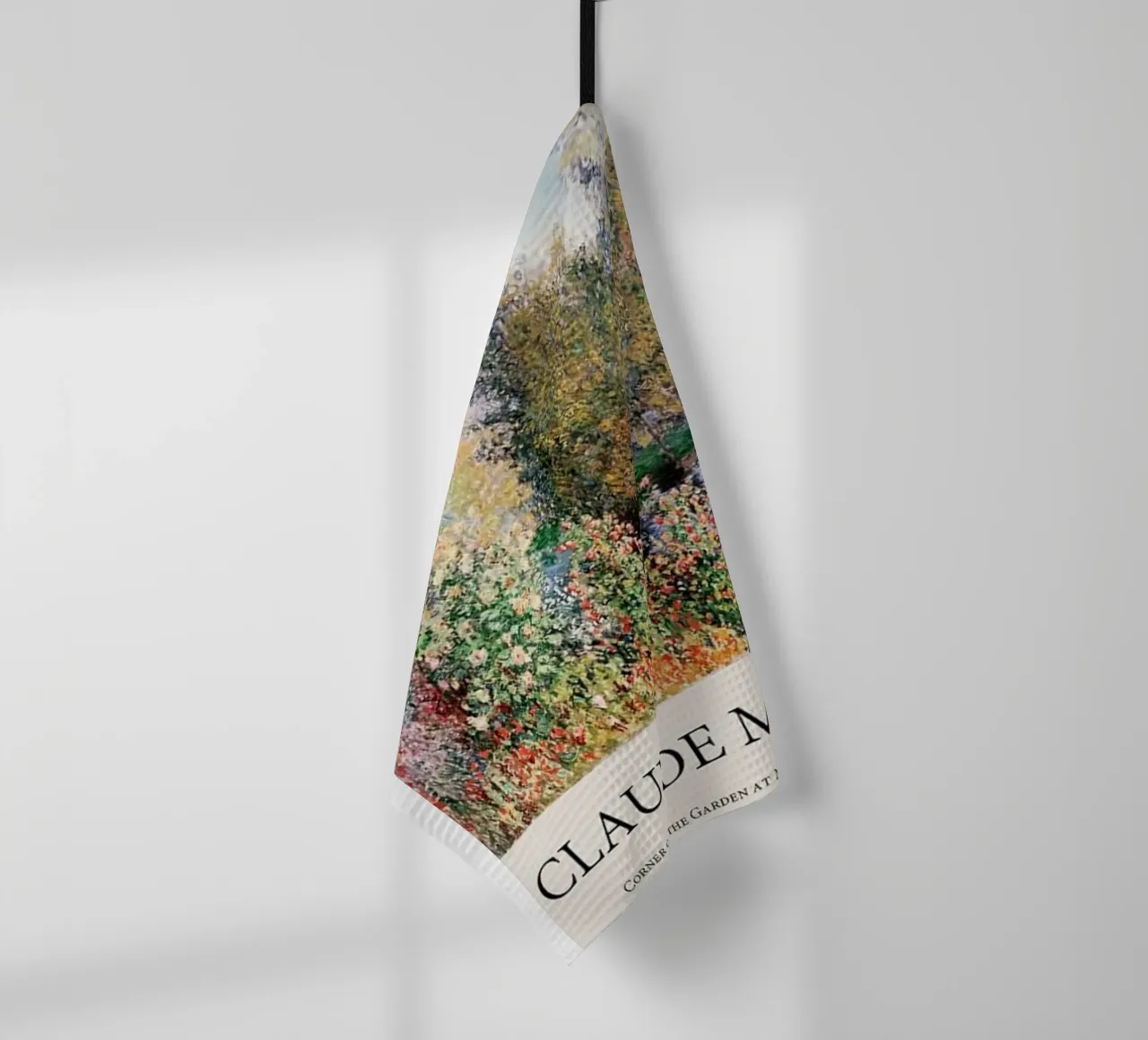 giardino pozzanghere riflessione claude monet canovaccio da cucina da belong shop
