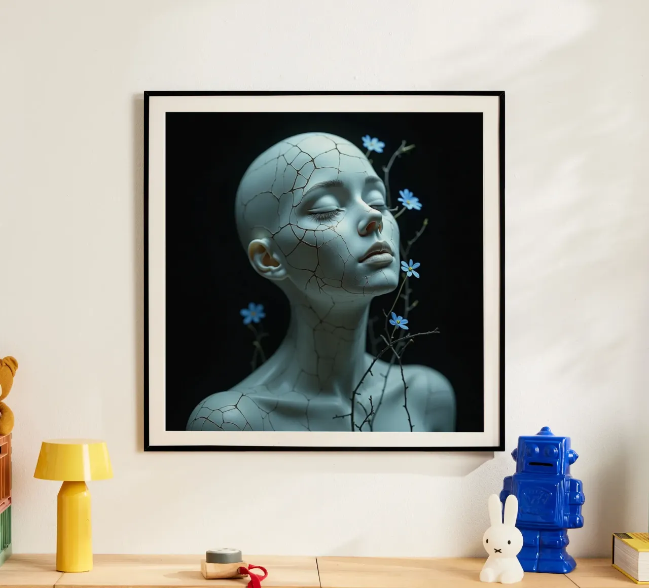 Crepe dove la luce si posa poster da Dustlight Atelier