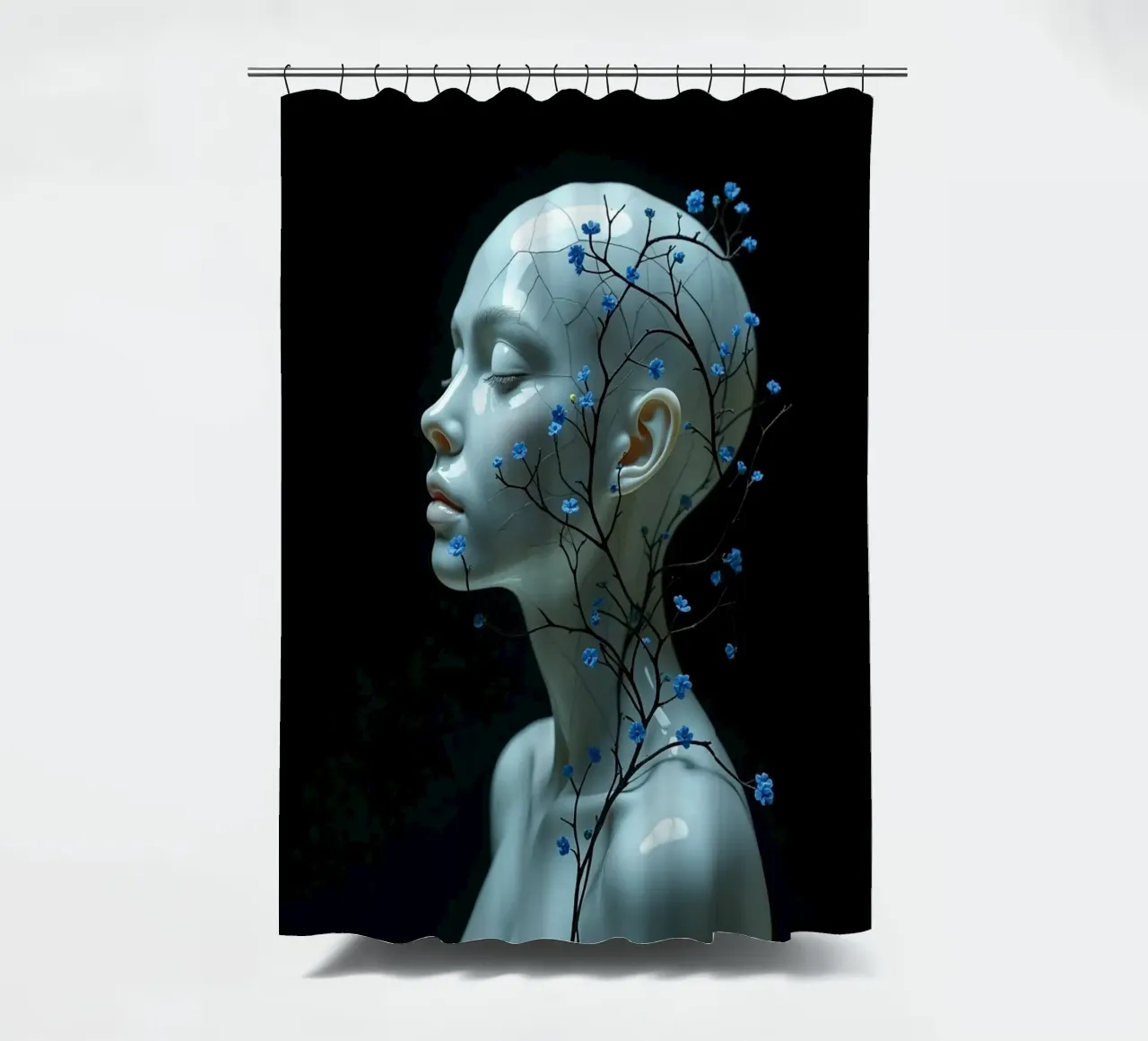 Cosa è nato dal vetro tenda da doccia da Dustlight Atelier
