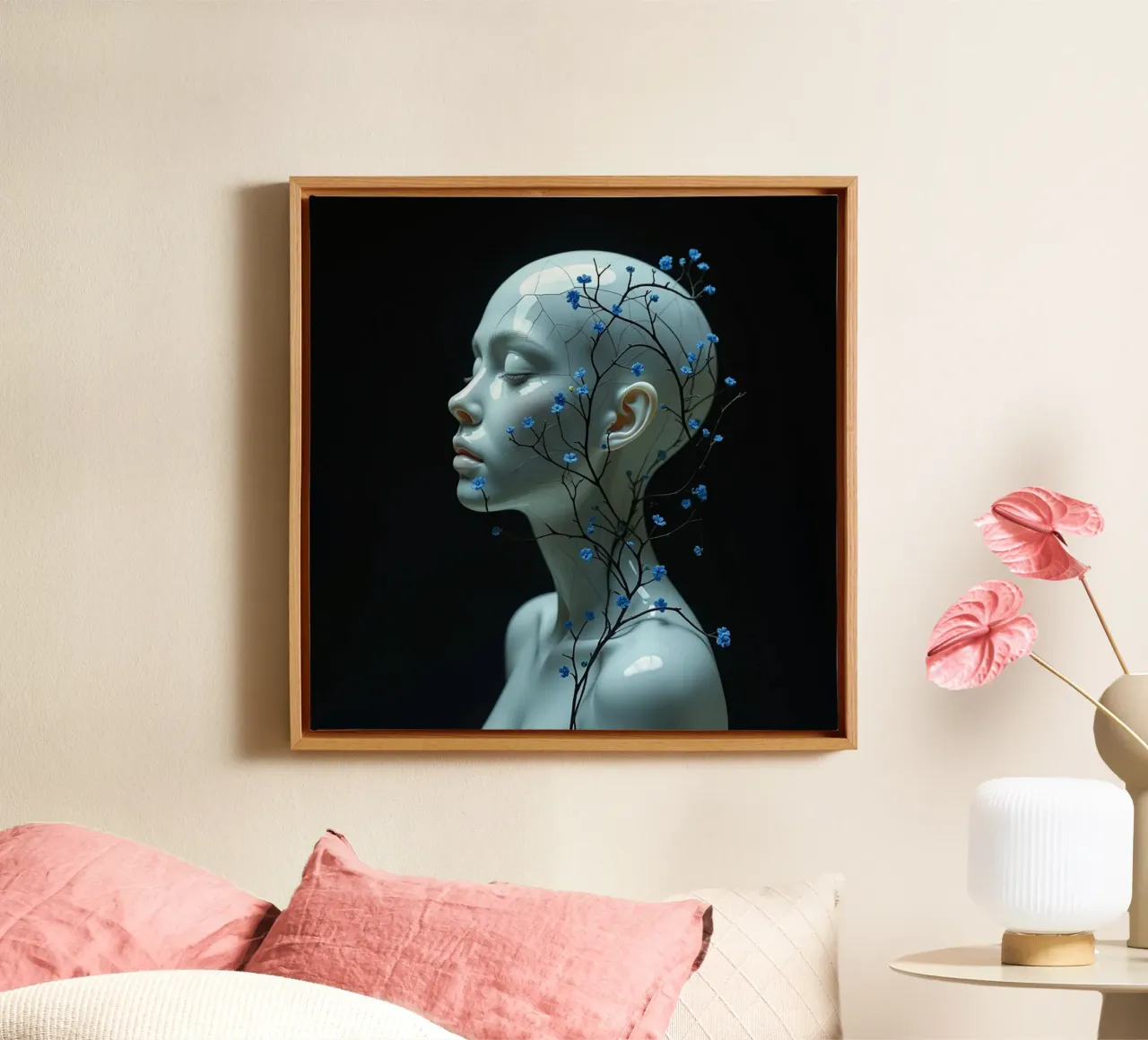 Cosa è nato dal vetro tela con Cornice a cassetta da Dustlight Atelier