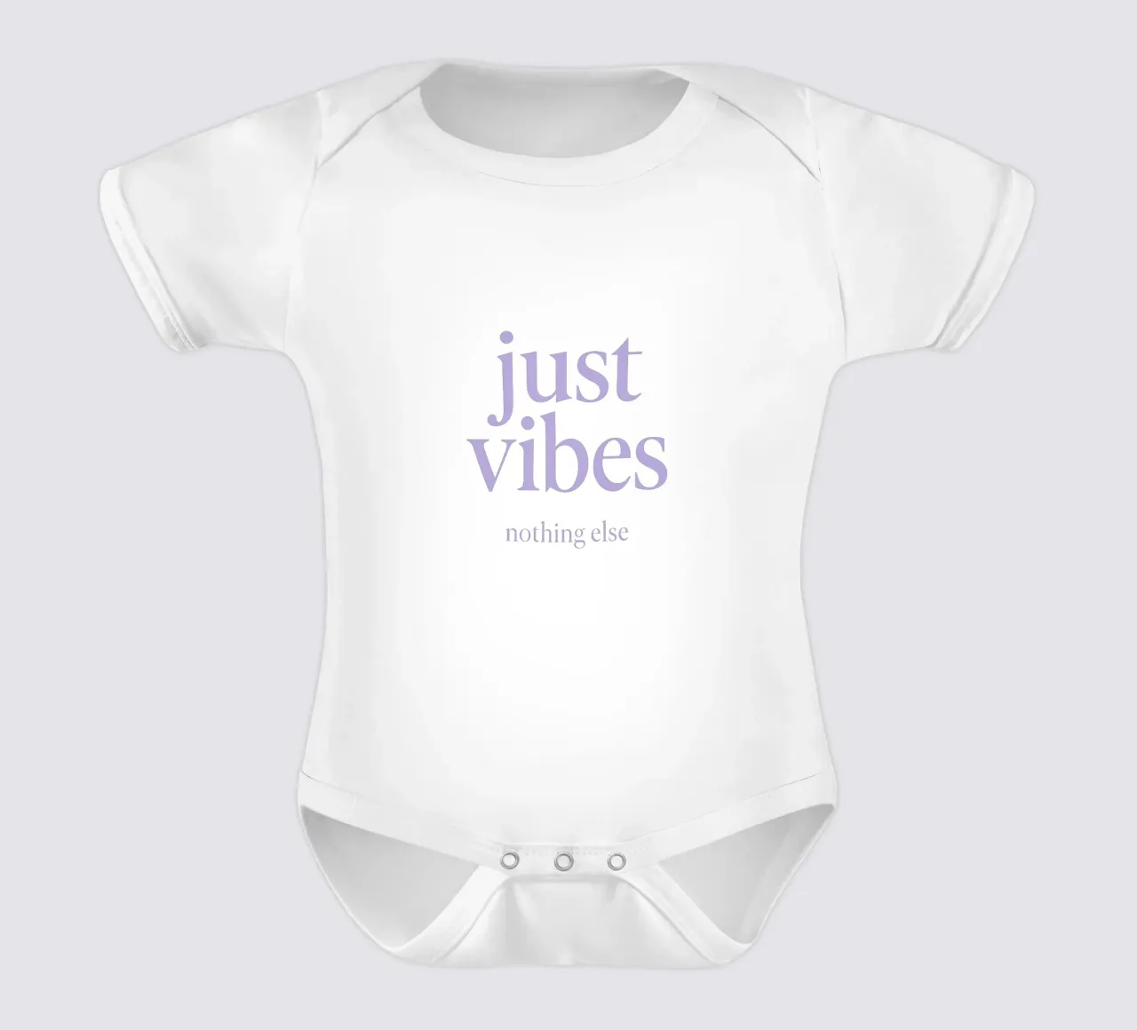 Nothing But Vibes body neonato maniche corte da QuooodZ by MooodzArt