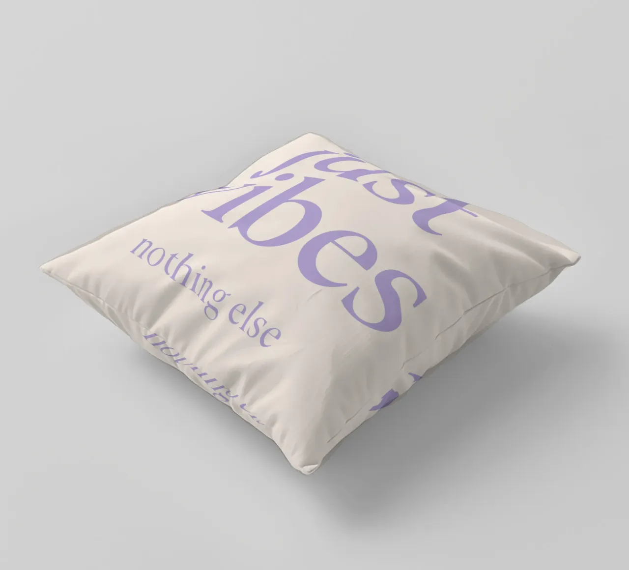 Nothing But Vibes cuscino da QuooodZ by MooodzArt