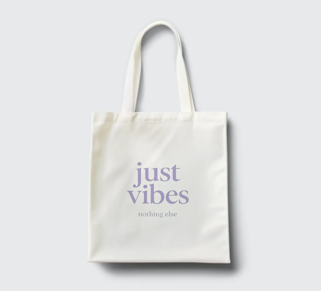 Nothing But Vibes borsa in juta da QuooodZ by MooodzArt