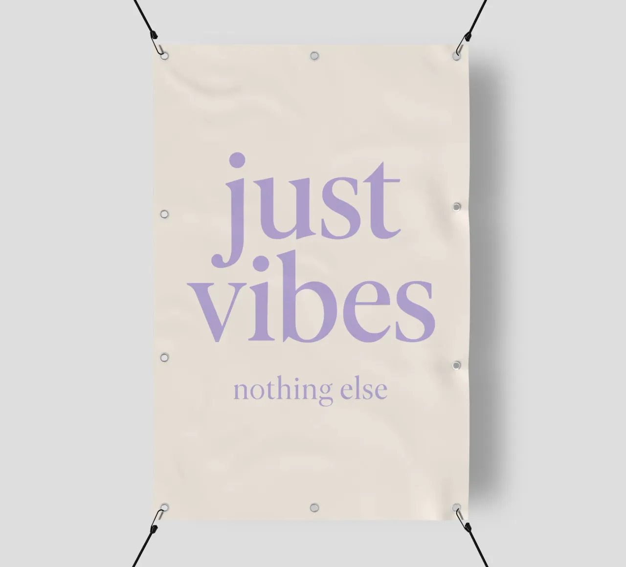 Nothing But Vibes telo in pvc da QuooodZ by MooodzArt