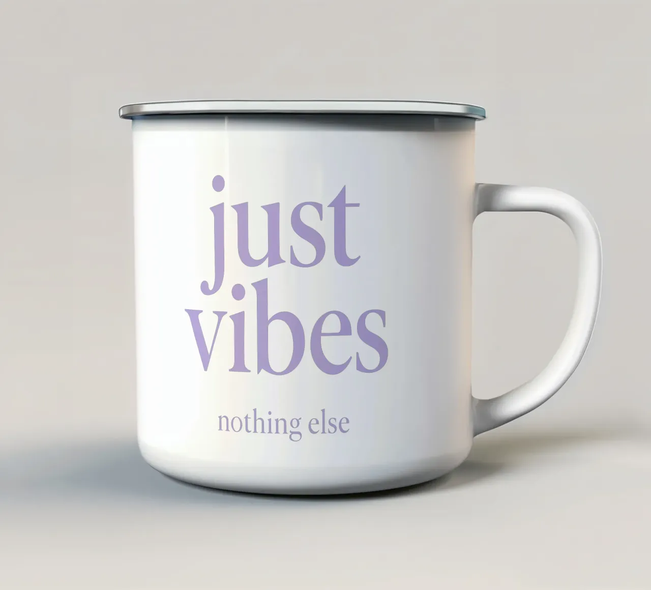 Nothing But Vibes tazza in smalto da QuooodZ by MooodzArt