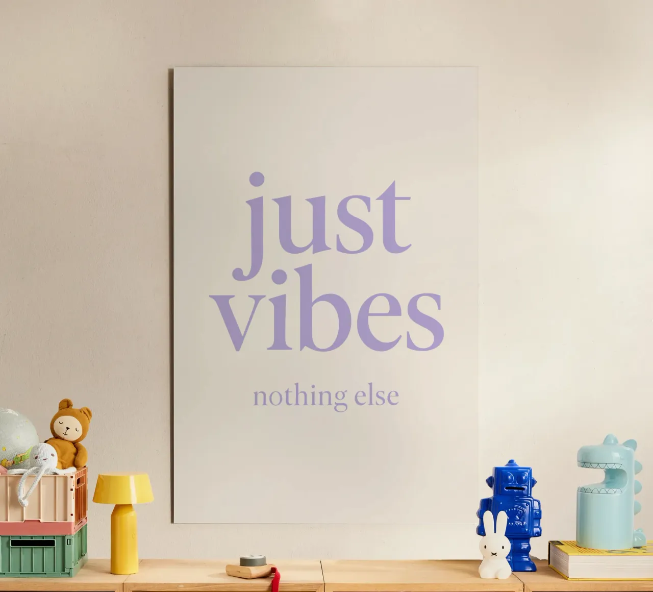 Nothing But Vibes alluminio dibond da QuooodZ by MooodzArt