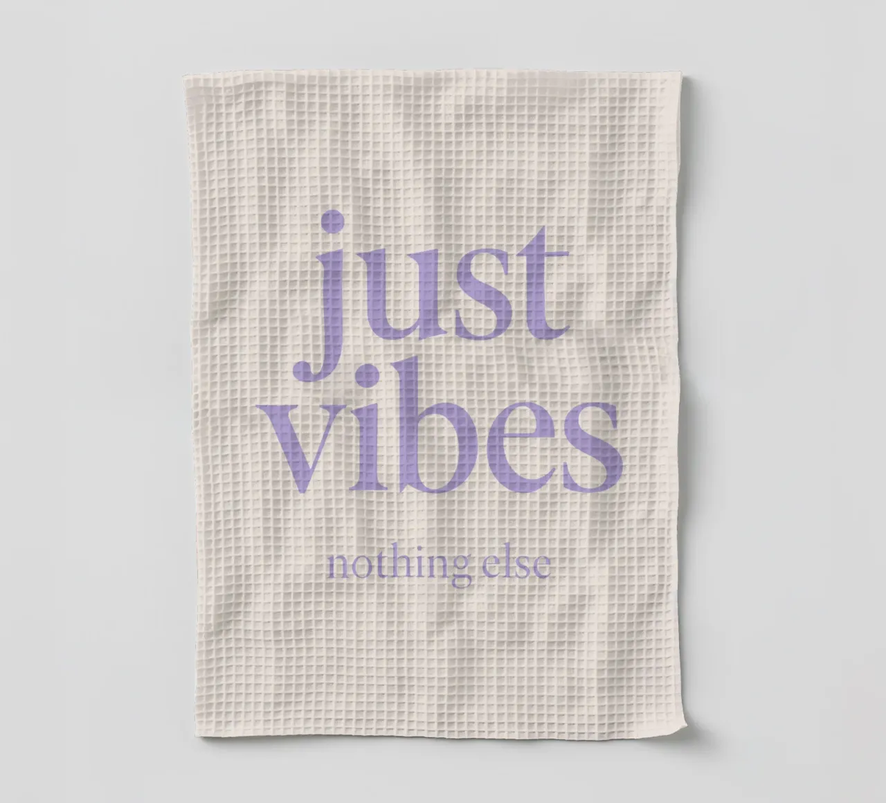 Nothing But Vibes canovaccio da cucina da QuooodZ by MooodzArt